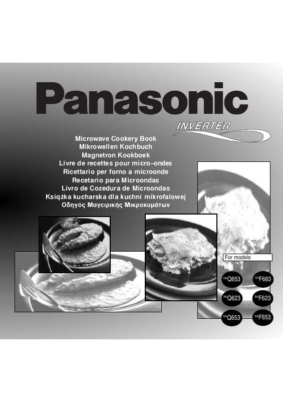 Guide utilisation PANASONIC NN-Q523 de la marque PANASONIC