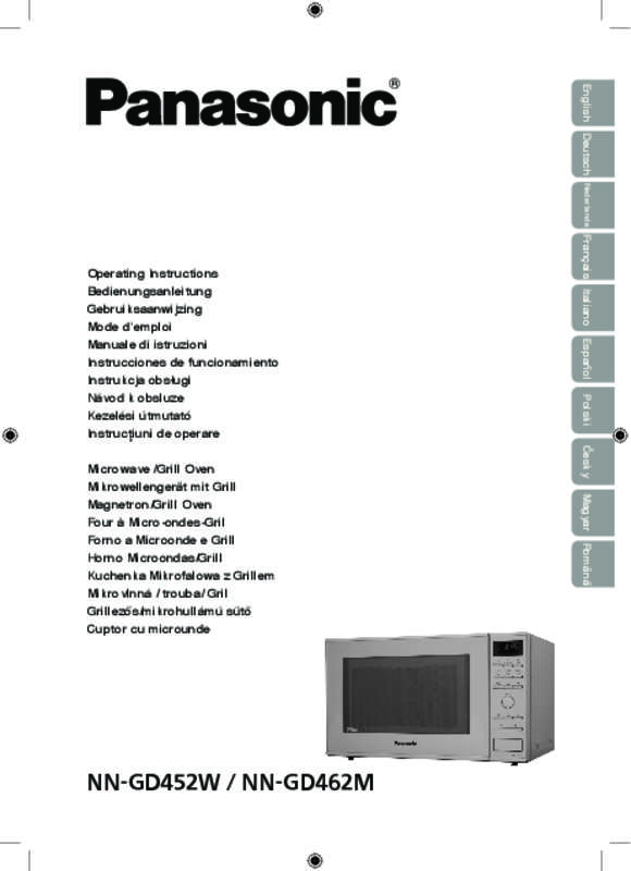 Guide utilisation PANASONIC NN-GD452WEPG de la marque PANASONIC