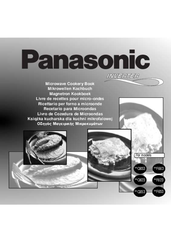 Guide utilisation PANASONIC NN-Q553W de la marque PANASONIC