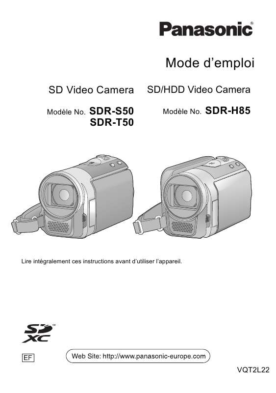 Guide utilisation PANASONIC SD-RS50 de la marque PANASONIC
