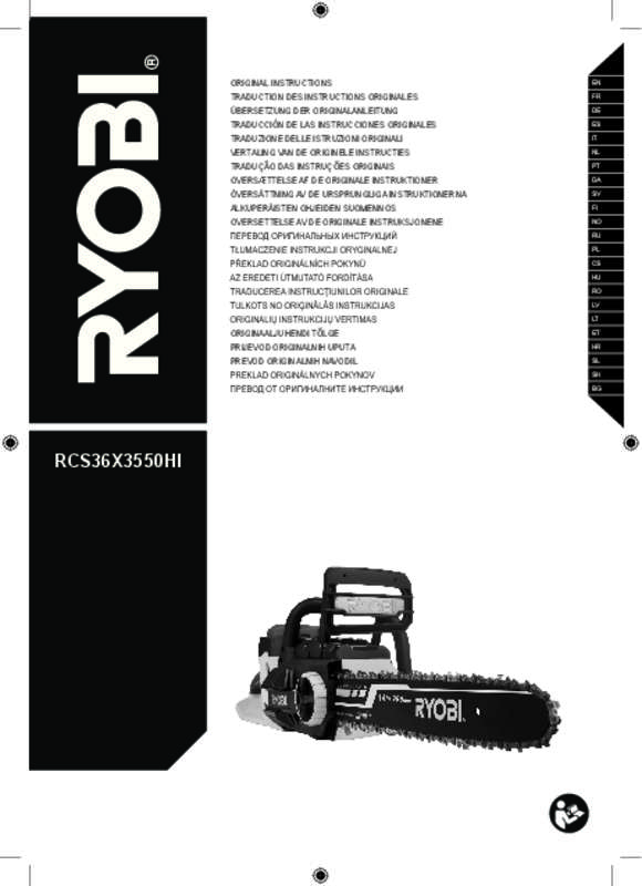 Guide utilisation RYOBI RCS36X3550HI  de la marque RYOBI