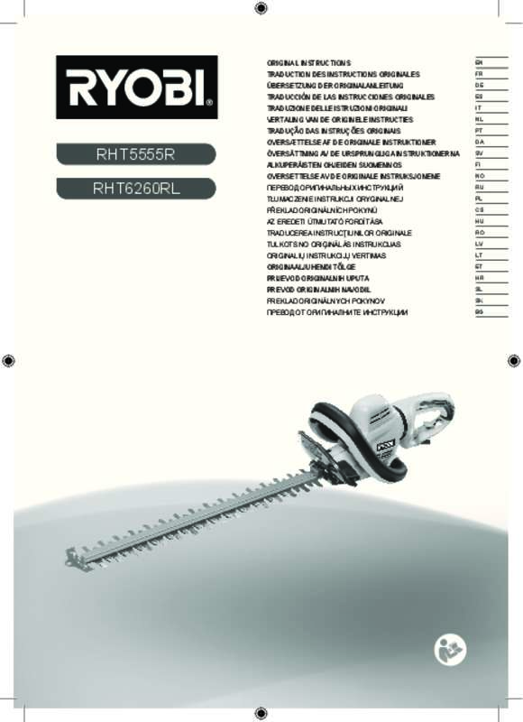 Guide utilisation RYOBI RHT6260RL  de la marque RYOBI