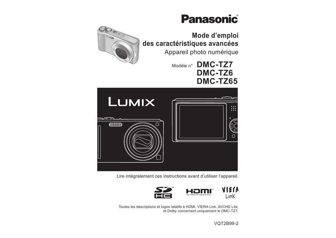 Guide utilisation PANASONIC LUMIX DMC-TZ65  de la marque PANASONIC