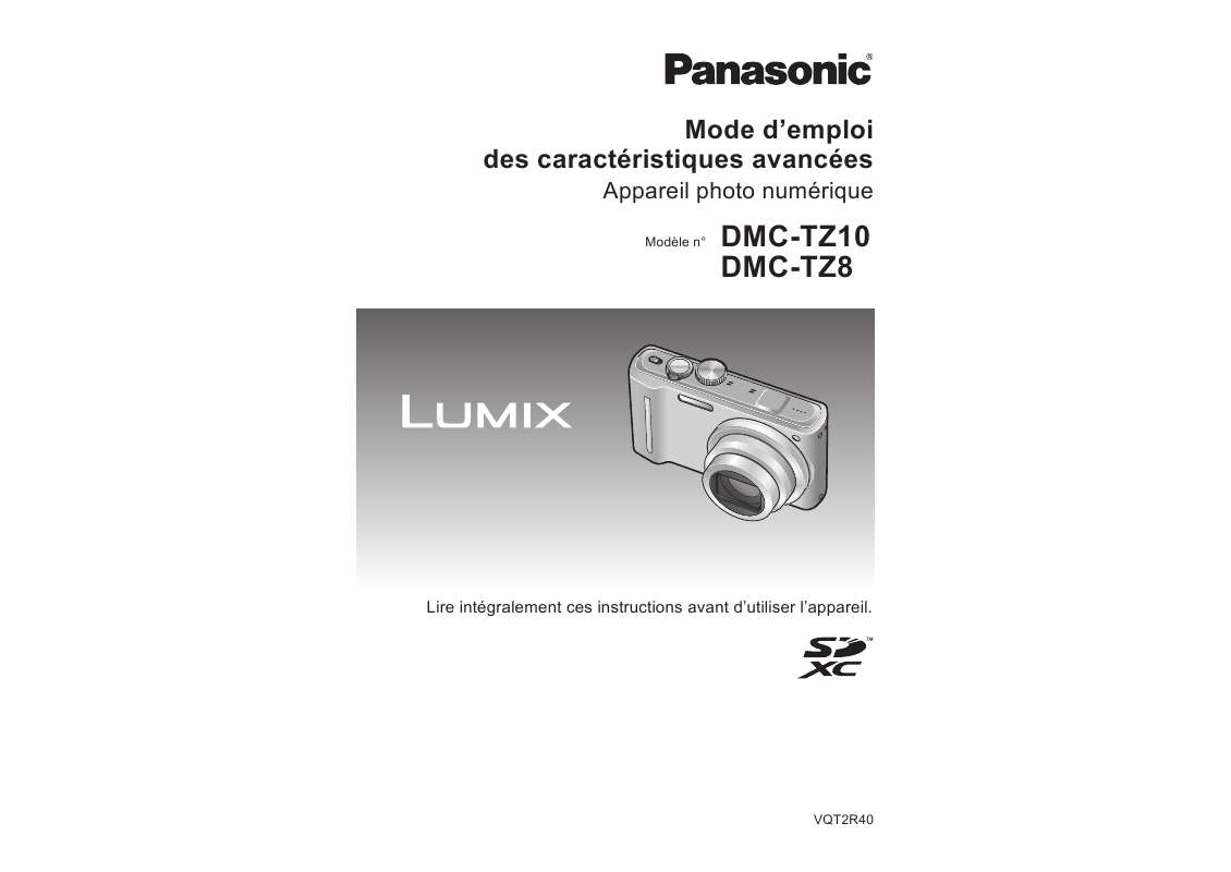 Guide utilisation PANASONIC DMCTZ10  de la marque PANASONIC