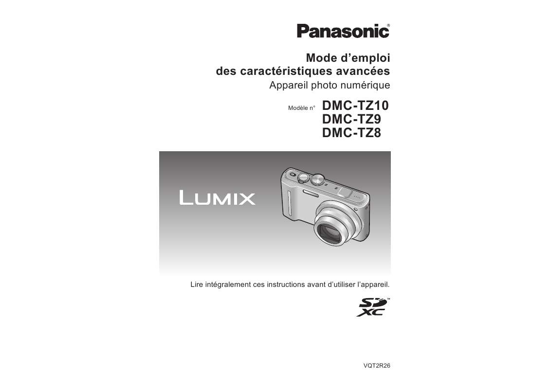 Guide utilisation PANASONIC LUMIX DMC-TZ10  de la marque PANASONIC
