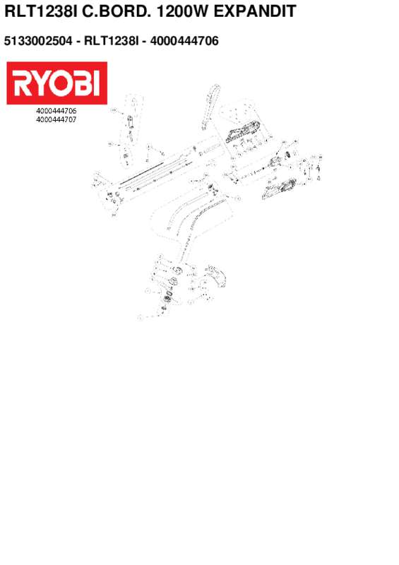 Guide utilisation RYOBI RLT1238I  de la marque RYOBI