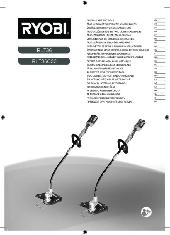 Guide utilisation RYOBI RLT36C33  de la marque RYOBI