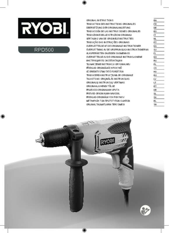 Guide utilisation RYOBI RPD500-GC  de la marque RYOBI