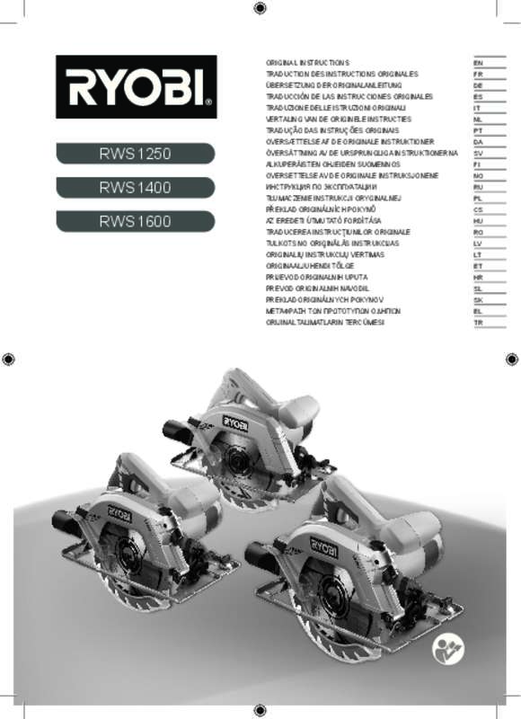 Guide utilisation RYOBI RWS1400  de la marque RYOBI