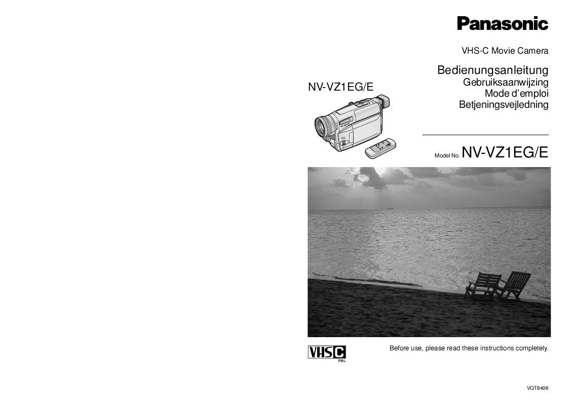 Guide utilisation PANASONIC NVVZ1EG-G  de la marque PANASONIC