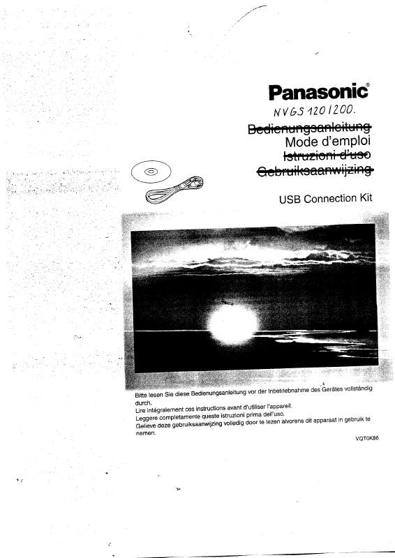 Guide utilisation PANASONIC NV-GS120EB  de la marque PANASONIC