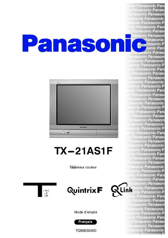 Guide utilisation PANASONIC TX-21AS1F  de la marque PANASONIC