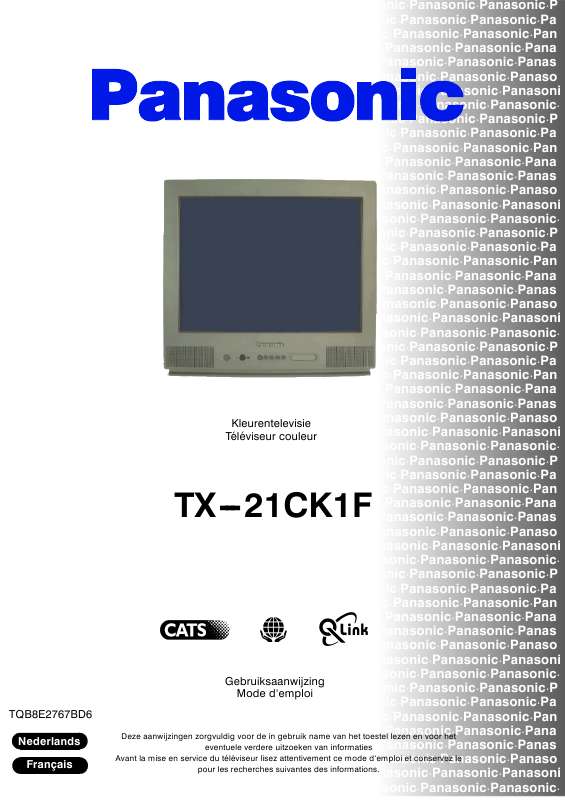 Guide utilisation PANASONIC TX-21CK1F  de la marque PANASONIC