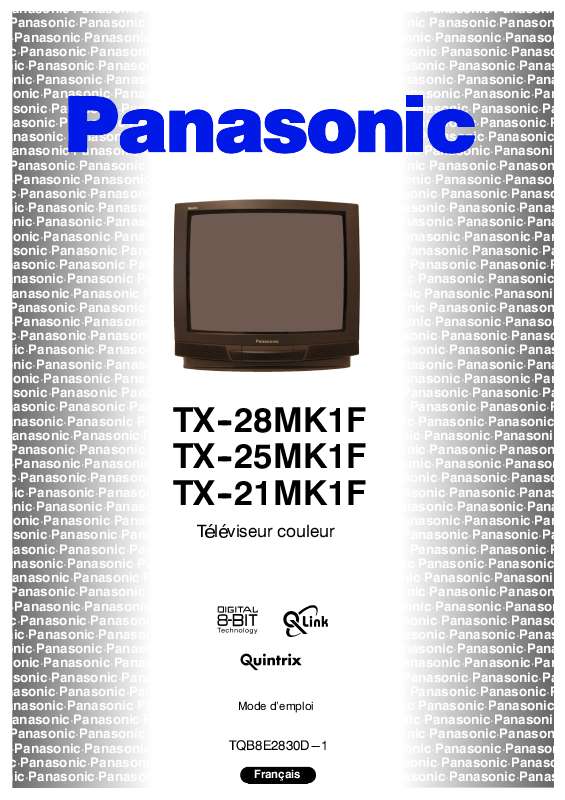 Guide utilisation PANASONIC TX-21MK1F  de la marque PANASONIC