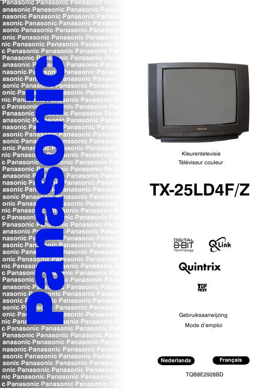 Guide utilisation PANASONIC TX-25LD4FZ  de la marque PANASONIC
