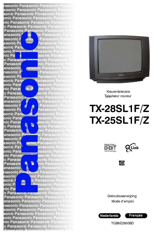 Guide utilisation PANASONIC TX-25SL1FZ  de la marque PANASONIC