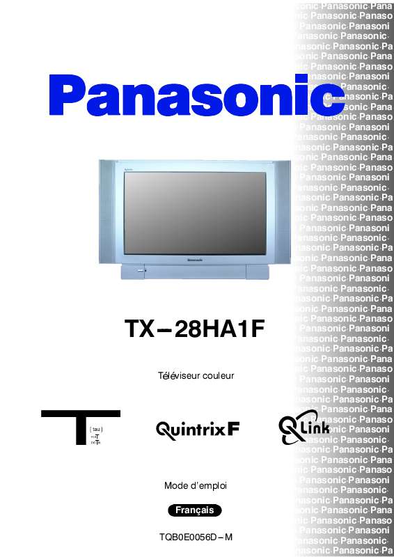 Guide utilisation PANASONIC TX-28HA1F  de la marque PANASONIC