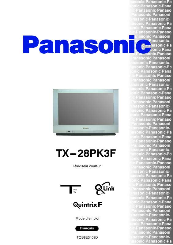 Guide utilisation PANASONIC TX-28PK3F  de la marque PANASONIC