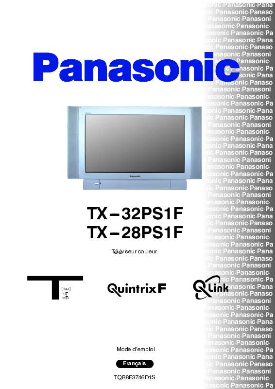 Guide utilisation PANASONIC TX-28PS1F  de la marque PANASONIC