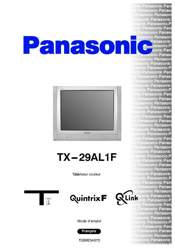 Guide utilisation PANASONIC TX-29AL1F  de la marque PANASONIC