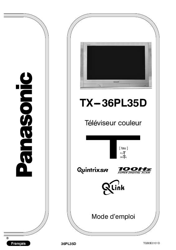 Guide utilisation PANASONIC TX-36PL35D  de la marque PANASONIC