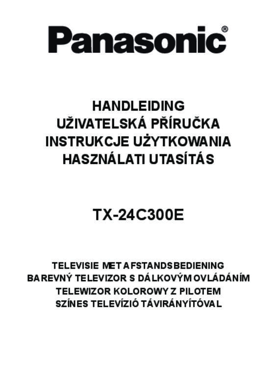 Guide utilisation PANASONIC TX-24C300E  de la marque PANASONIC