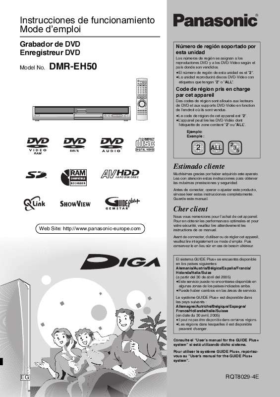 Guide utilisation PANASONIC DMR-EH50EG  de la marque PANASONIC