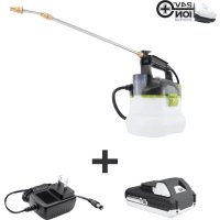 Notice Sun Joe 24VGSLTW Cordless garden sprayer