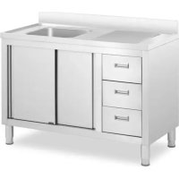 Royal Catering RCIKS08 - Évier industriel