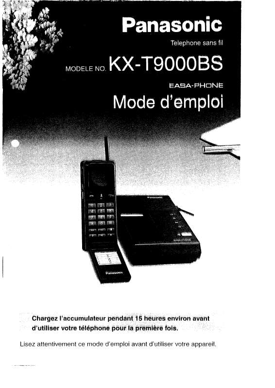 Guide utilisation PANASONIC KX-T9000BS  de la marque PANASONIC