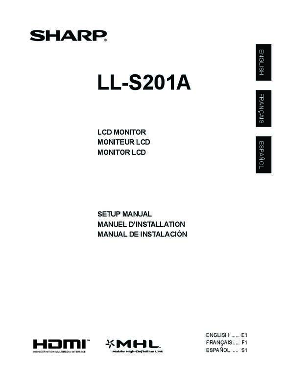 Guide utilisation SHARP LL-S201A  de la marque SHARP