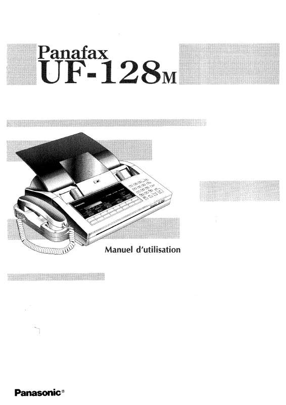 Guide utilisation PANASONIC UF-128M  de la marque PANASONIC