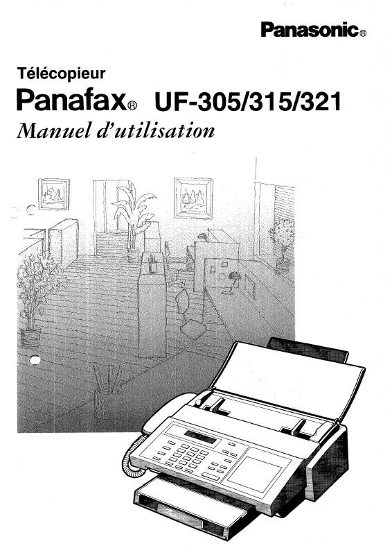 Guide utilisation PANASONIC UF-305  de la marque PANASONIC