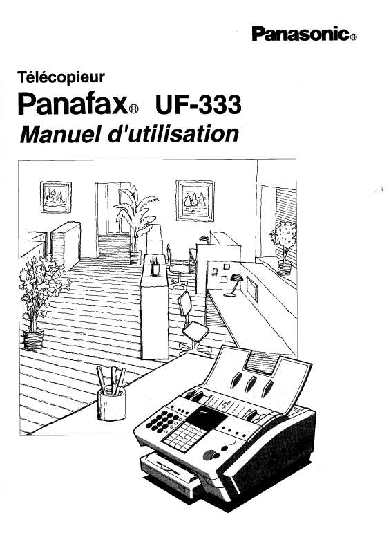 Guide utilisation PANASONIC UF-333  de la marque PANASONIC