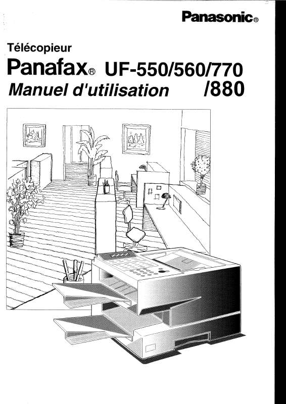 Guide utilisation PANASONIC UF-550  de la marque PANASONIC