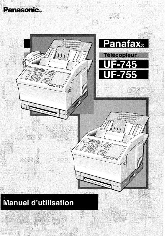Guide utilisation PANASONIC UF-745  de la marque PANASONIC