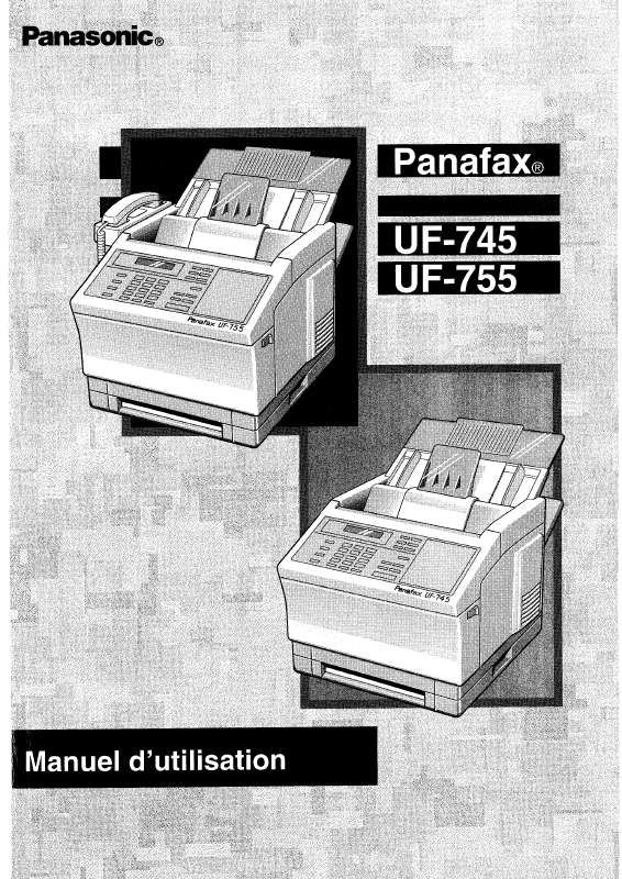 Guide utilisation PANASONIC UF-755  de la marque PANASONIC