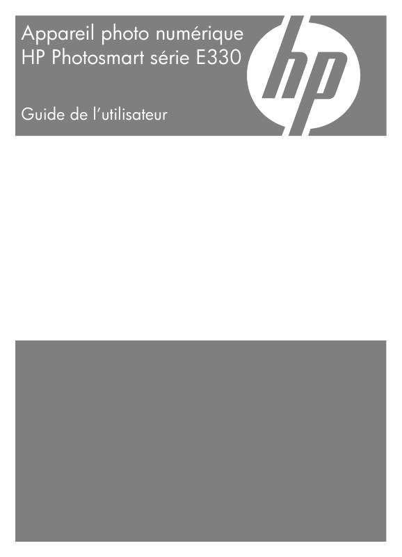 Guide utilisation HP PHOTOSMART E330  de la marque HP