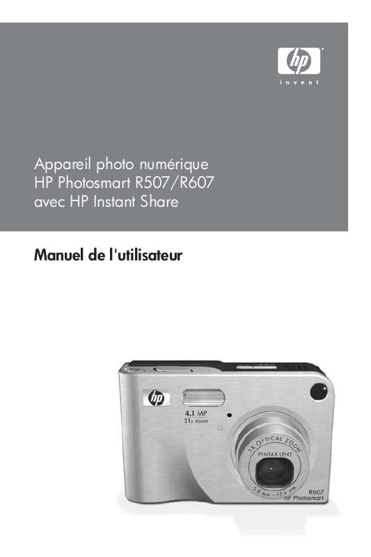 Guide utilisation HP PHOTOSMART R507  de la marque HP