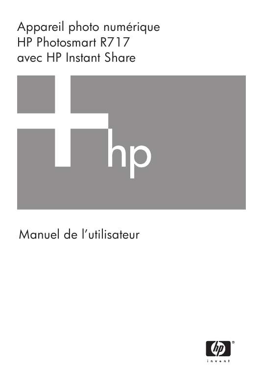Guide utilisation HP PHOTOSMART R717  de la marque HP