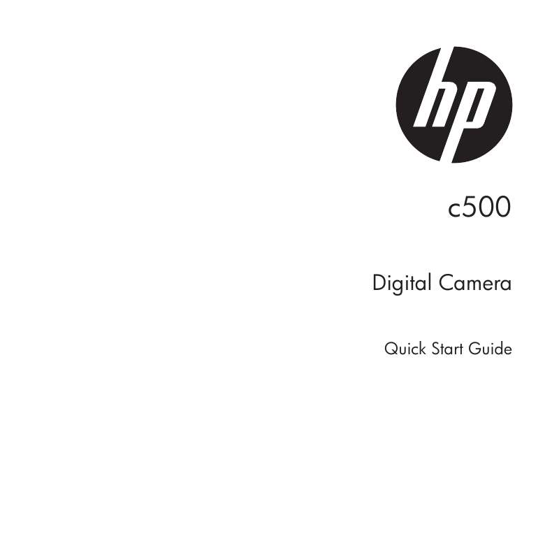 Guide utilisation HP C500  de la marque HP