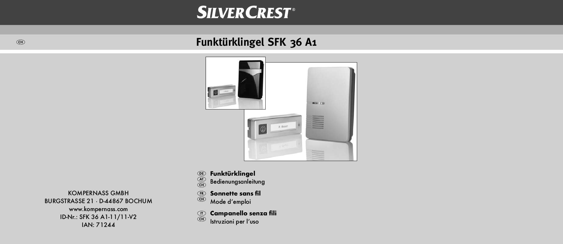 Guide utilisation  SILVERCREST SFK 36 A1  de la marque SILVERCREST