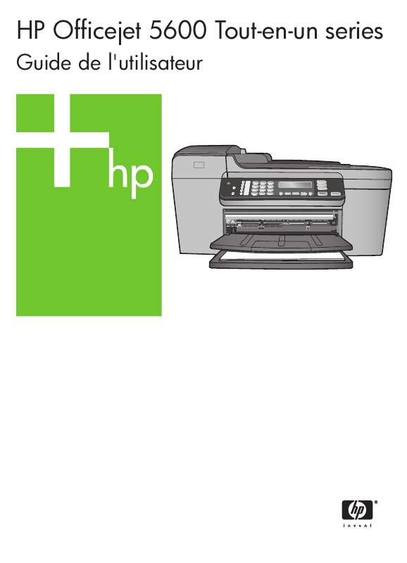 Guide utilisation HP OFFICEJET 5600 ALL-IN-ONE PRINTER  de la marque HP