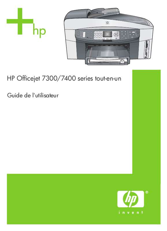 Guide utilisation HP OFFICEJET 7400 ALL-IN-ONE  de la marque HP