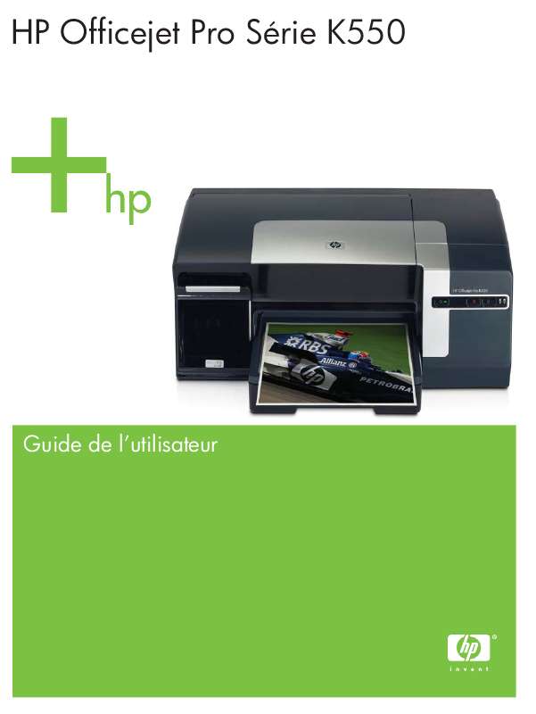 Guide utilisation HP OFFICEJET PRO K550 COLOR  de la marque HP
