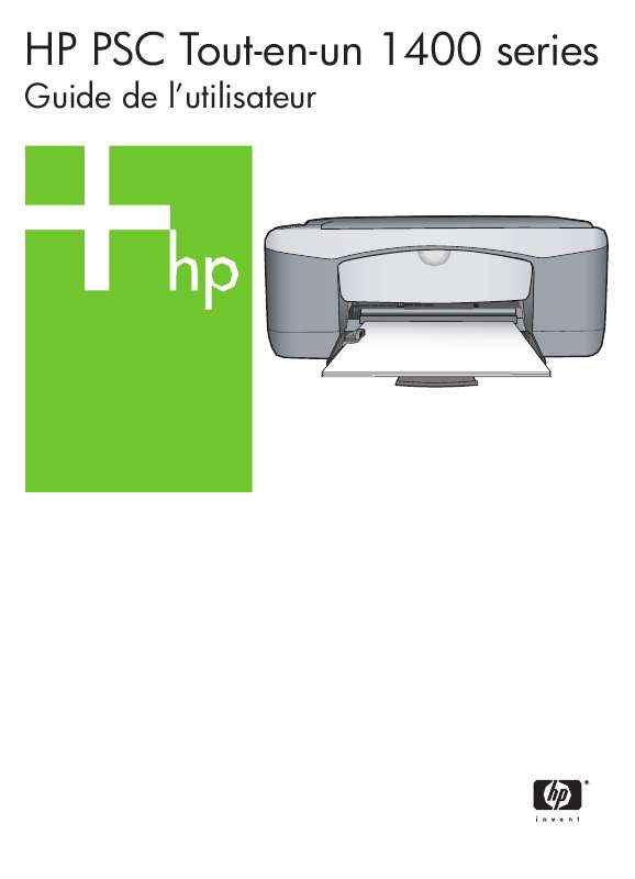 Guide utilisation HP PSC 1400 ALL-IN-ONE  de la marque HP