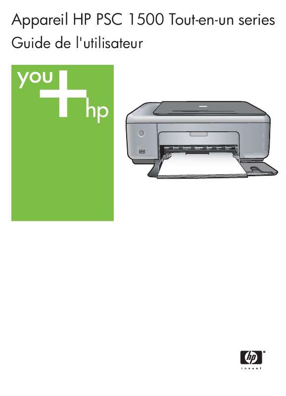 Guide utilisation HP PSC 1510 ALL-IN-ONE  de la marque HP