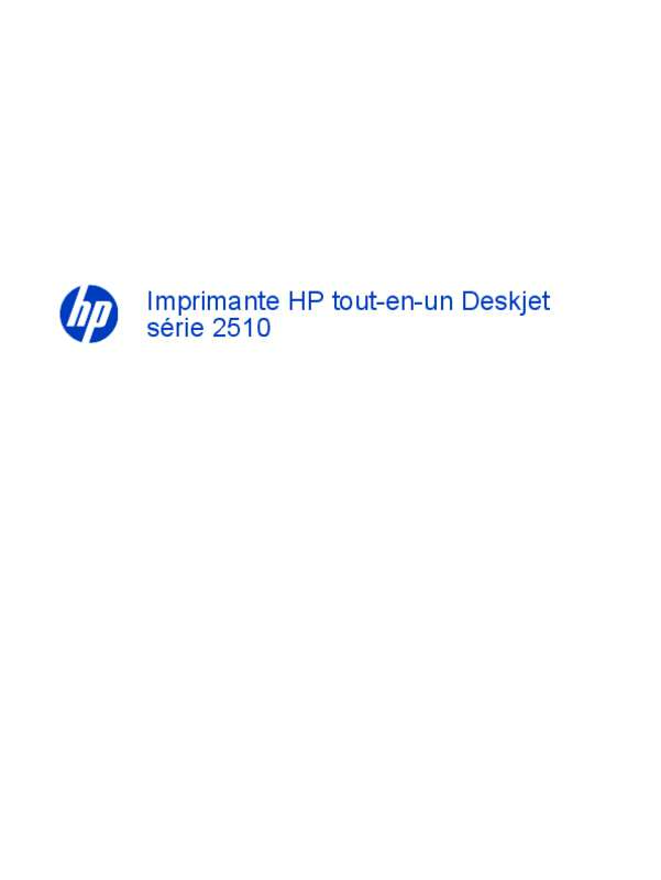 Guide utilisation HP DESKJET 2510A  de la marque HP