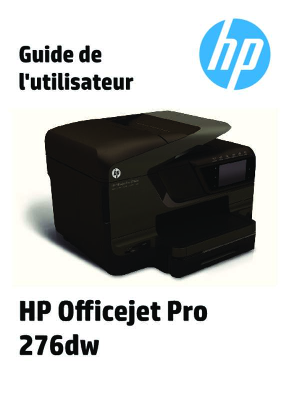 Guide utilisation HP OFFICEJET PRO 276DW (CR770A)  de la marque HP