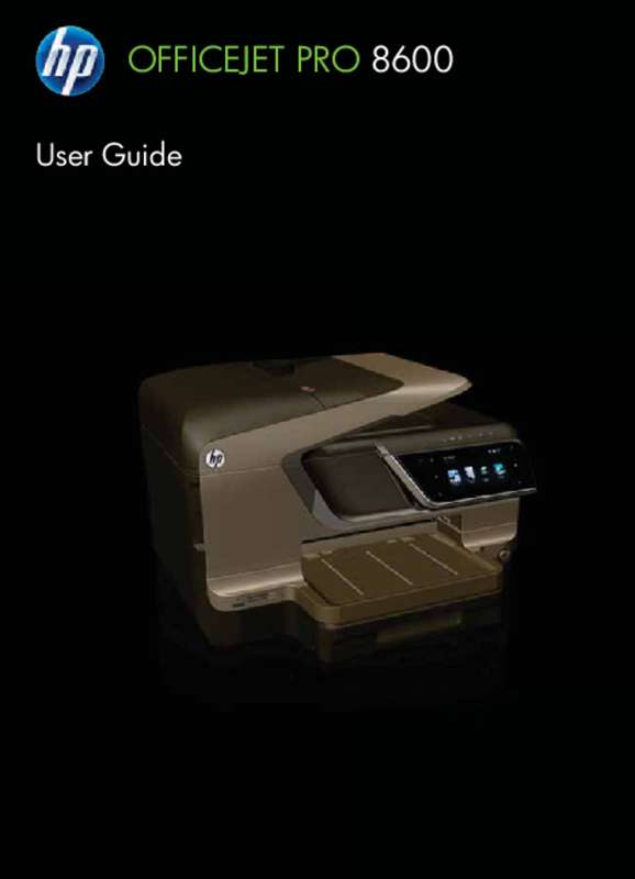 Guide utilisation HP OFFICEJET PRO 8600  de la marque HP
